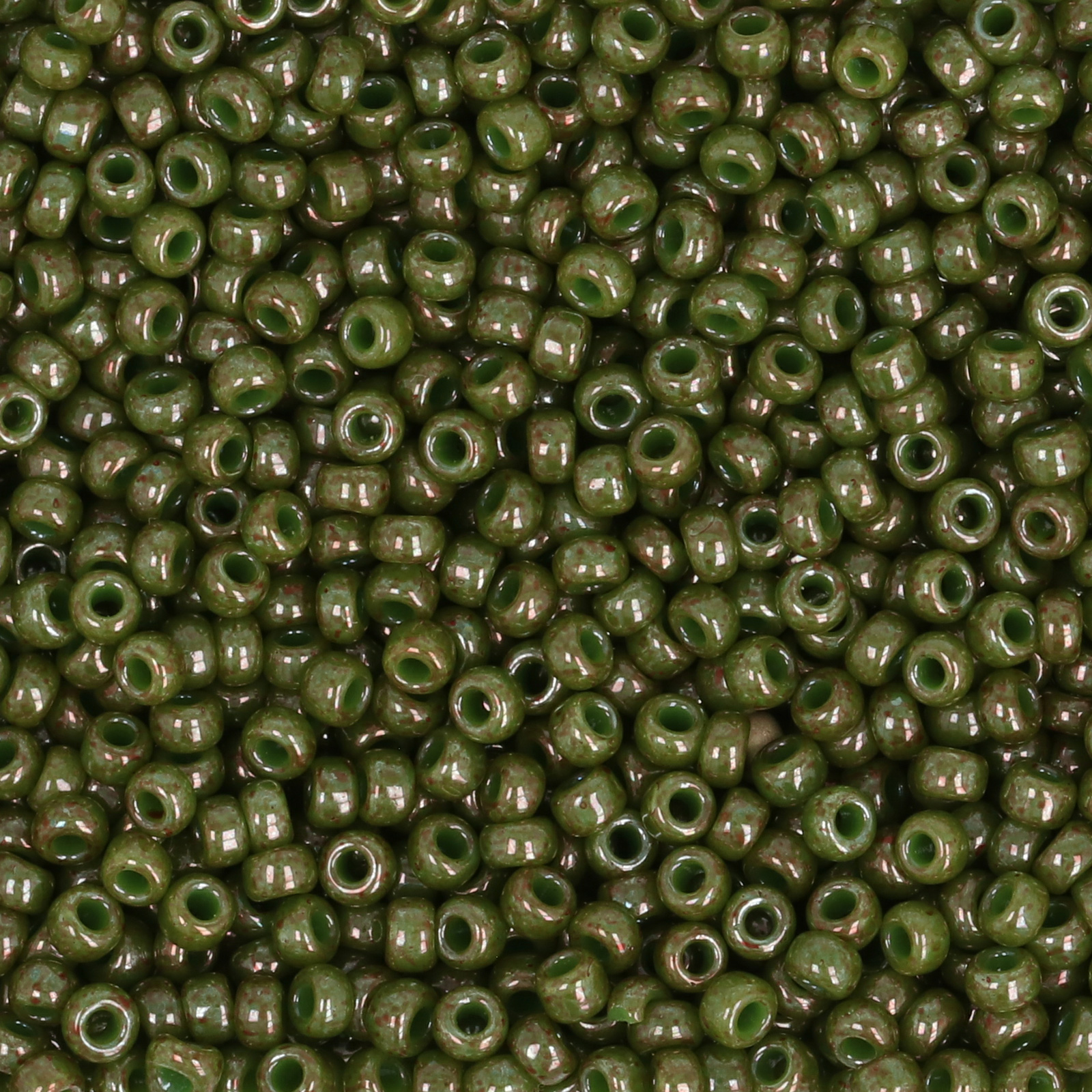 miyuki rocailles 11/0 - opaque khaki luster (4860) | 10gr