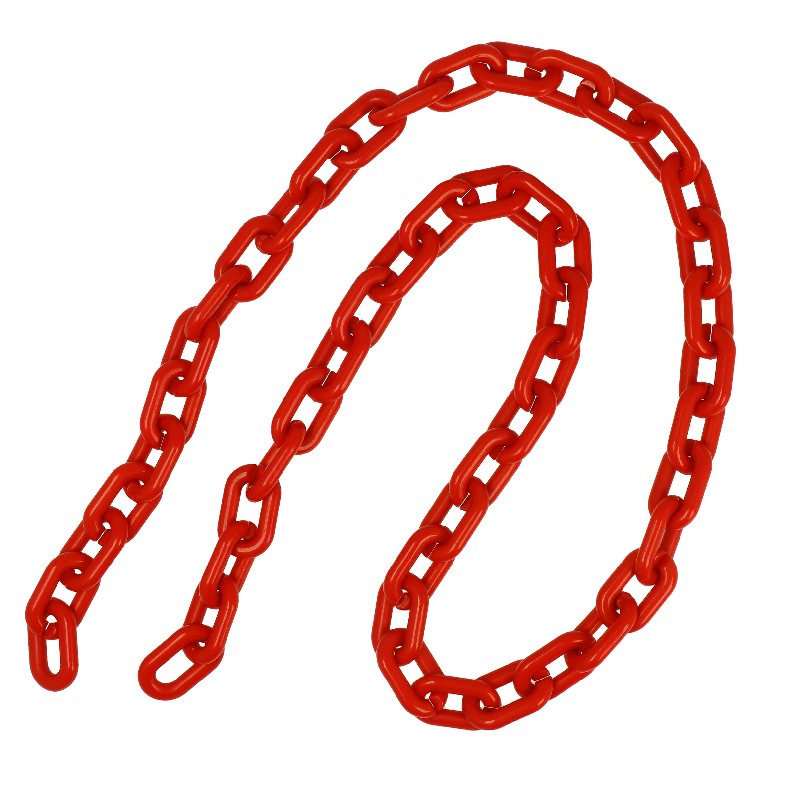 bag chain acrylic red oval link 30x20mm - 1mt | 1pc