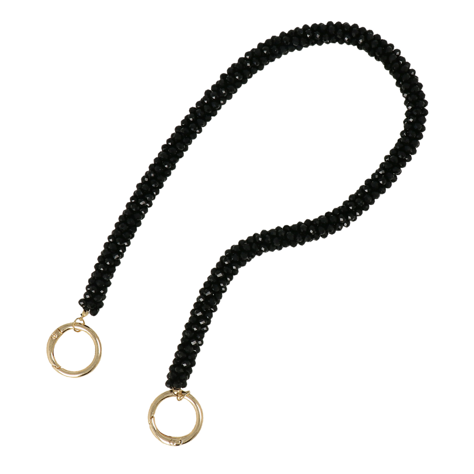 bag handle with black roundelle 10mm - 50cm | 1pc