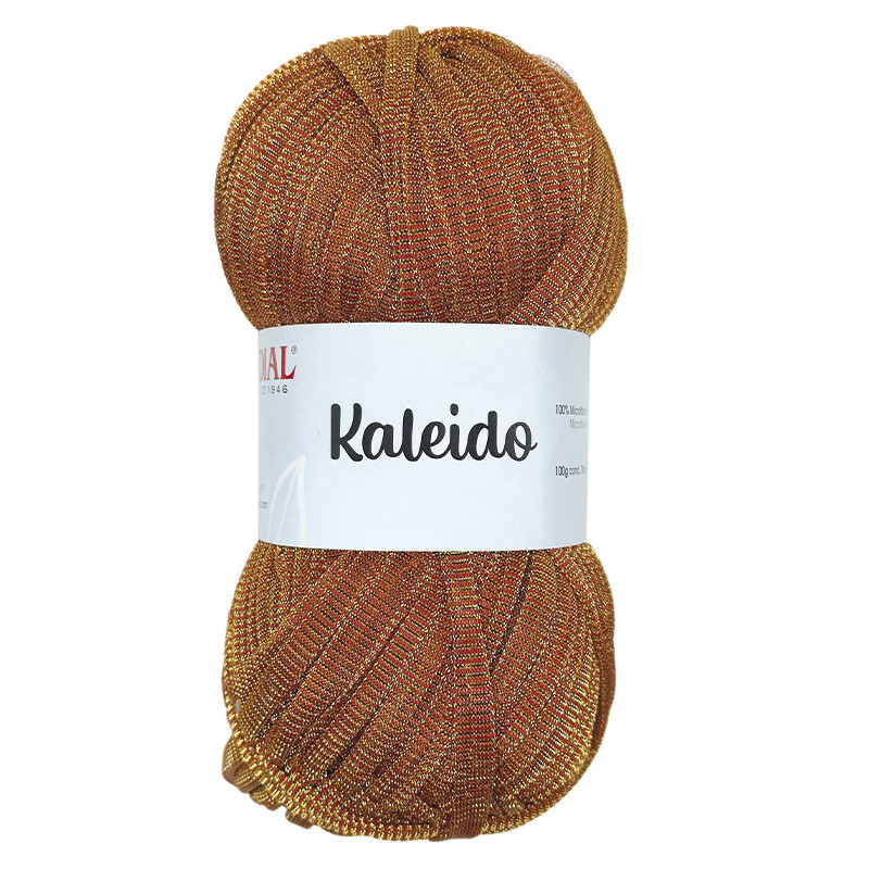 kaleido mondial - orange/gold (489) - 100gr (70mt) | 1pc
