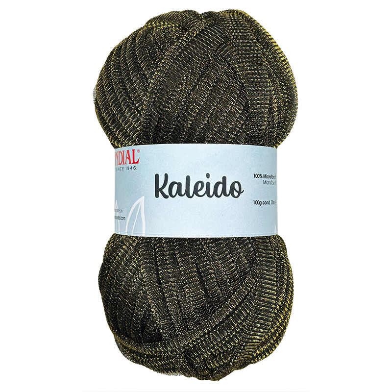 kaleido mondial - black/gold (491) - 100gr (70mt) | 1pc