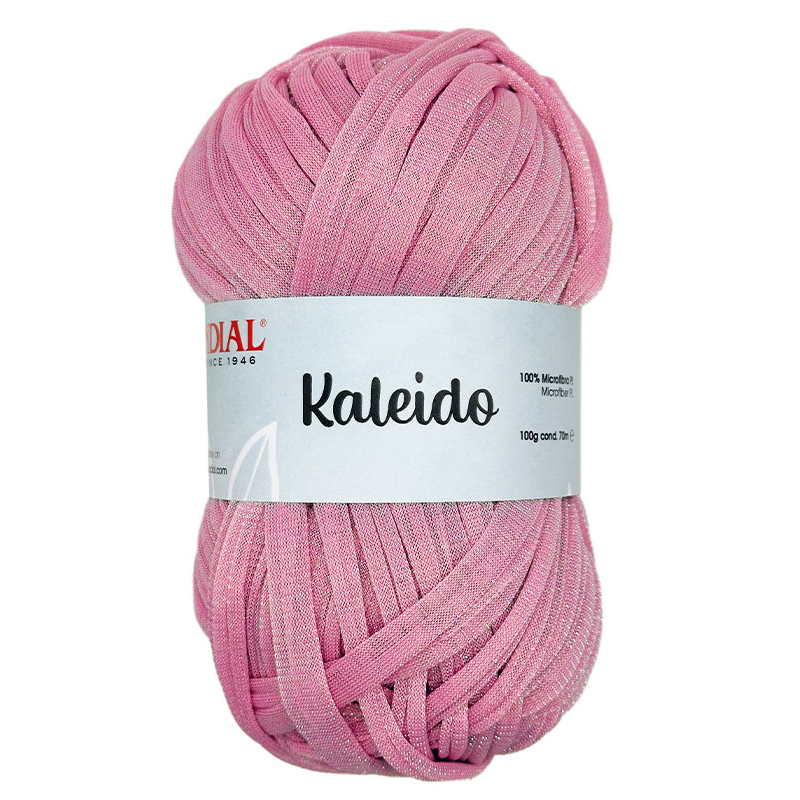 kaleido mondial - bright pink/silver (495) - 100gr (70mt) | 1pc