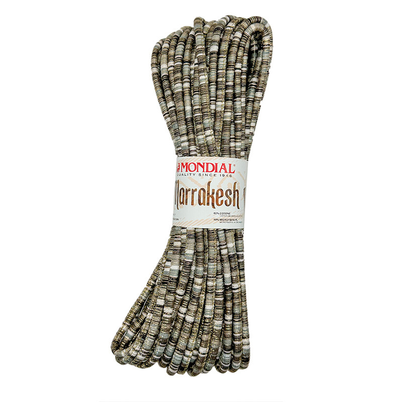 marrakesh mondial - grey/white/anthracite (842) - 300gr (22mt) | 1pc