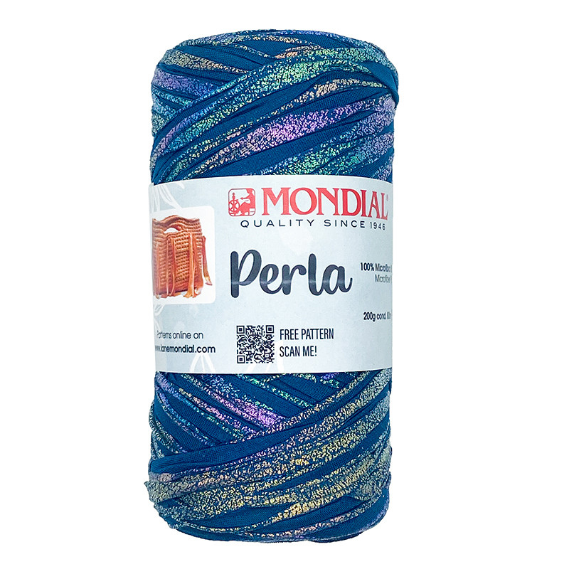 perla mondial - blue (371) - 200g (80mt) | 1pc