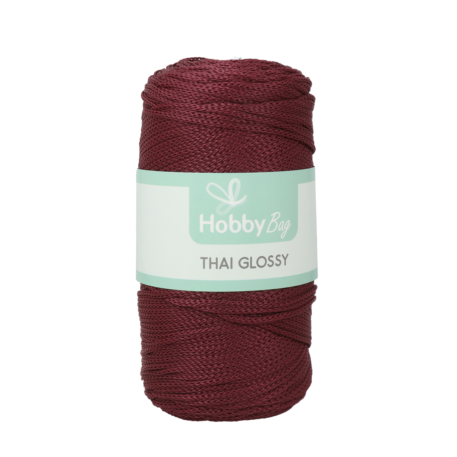 hobbybag thai glossy kord - bordeaux - 250gr (250mt) | 1st