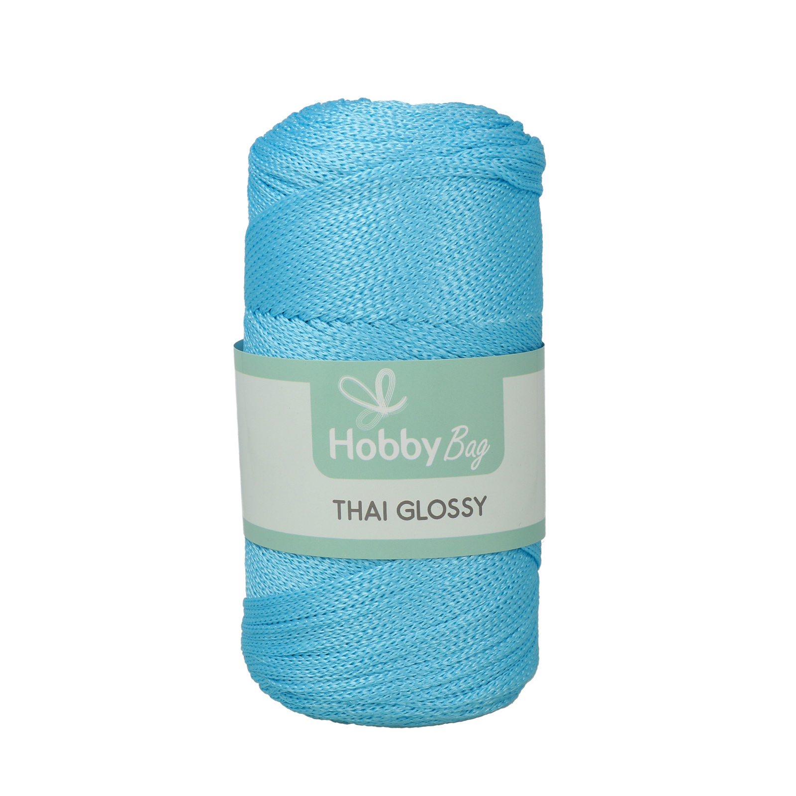 hobbybag thai glossy cord - turquoise - 250gr (250mt) | 1pc