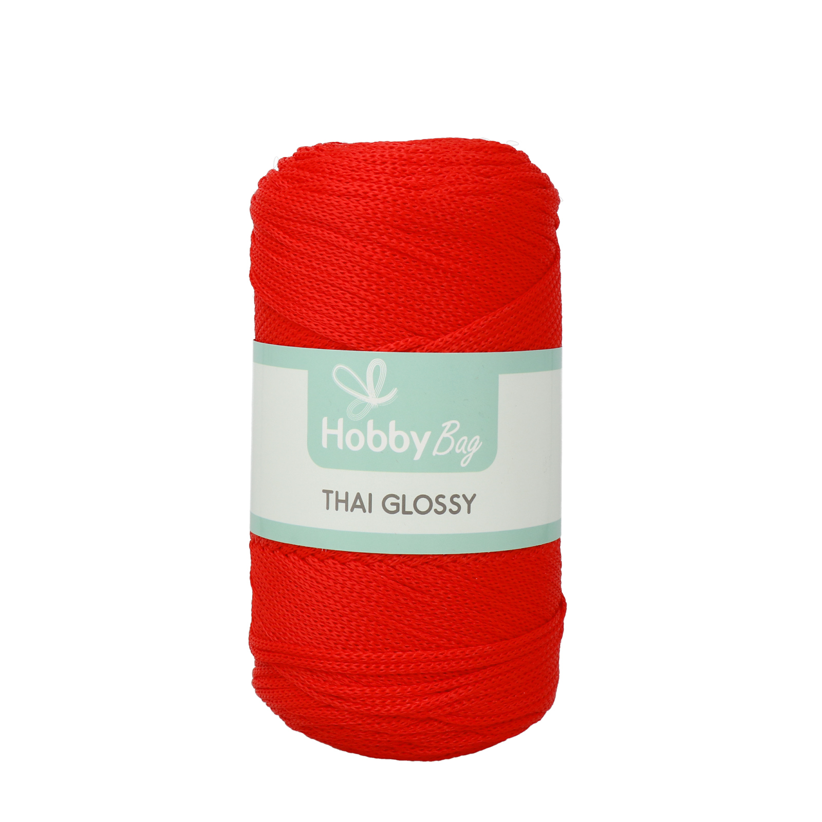 hobbybag thai glossy kord - rot - 250gr (250mt) | 1st