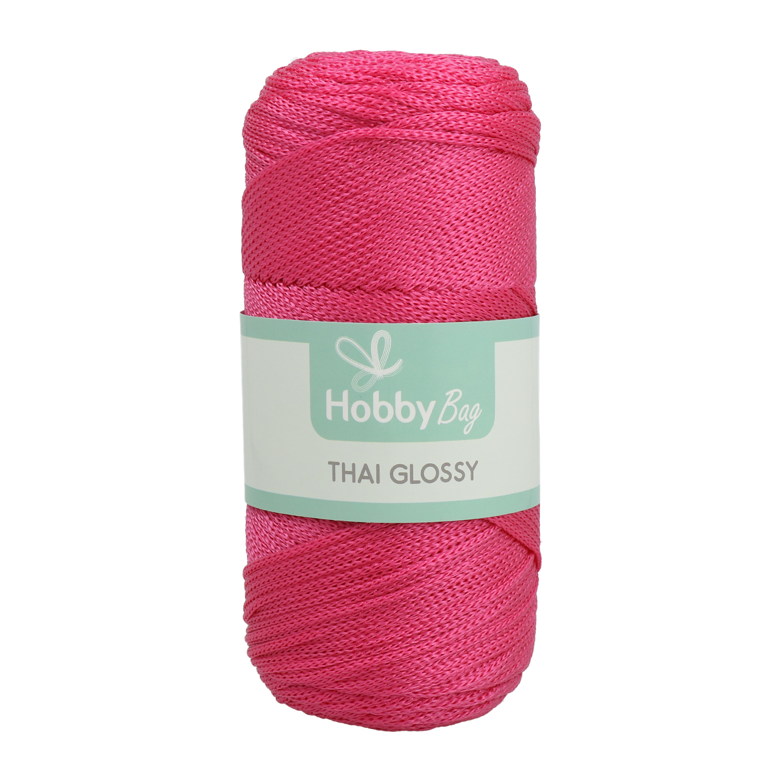 hobbybag thai glossy cord - fuchsia - 250gr (250mt) | 1pc
