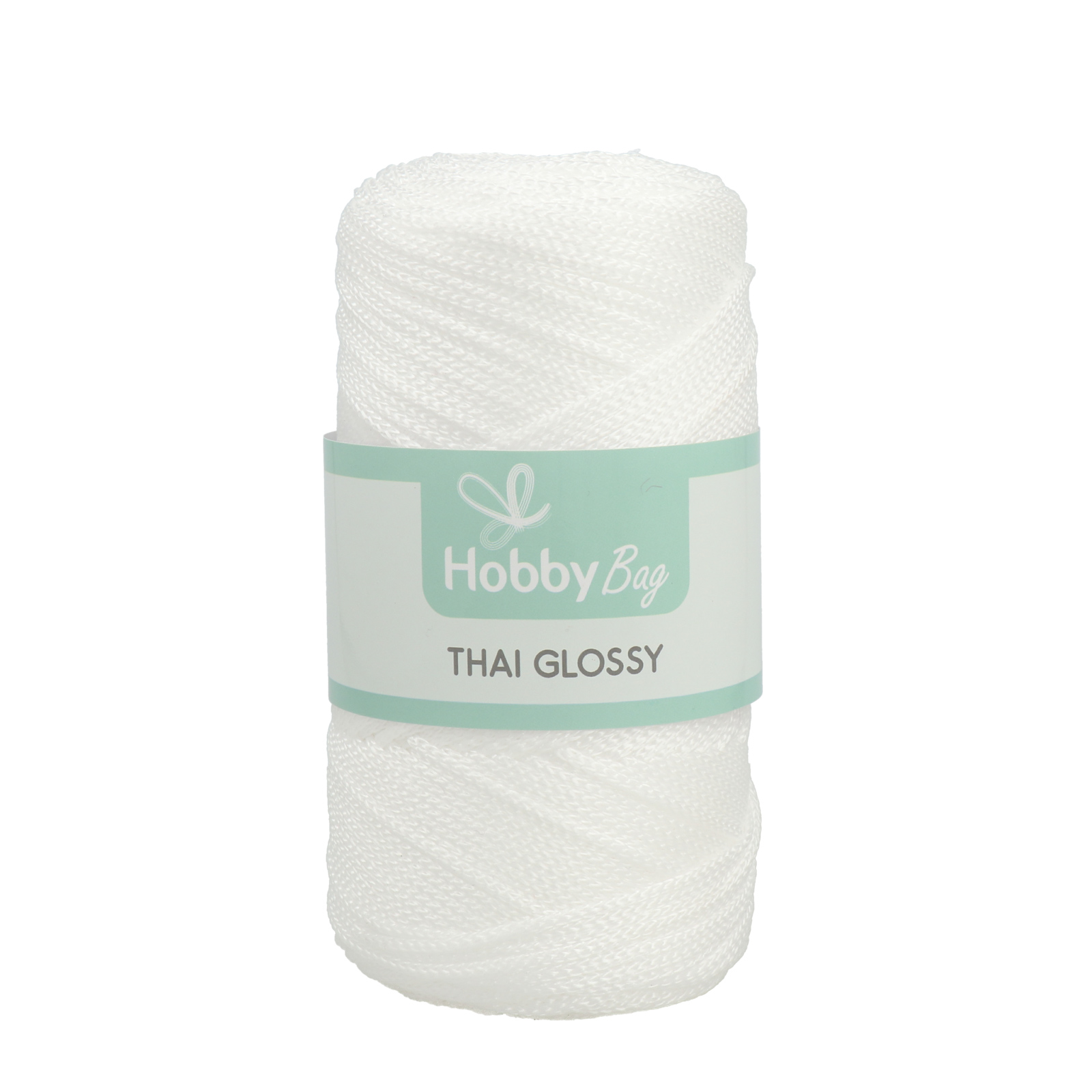 hobbybag thai glossy kord - weiß - 250gr (250mt) | 1st