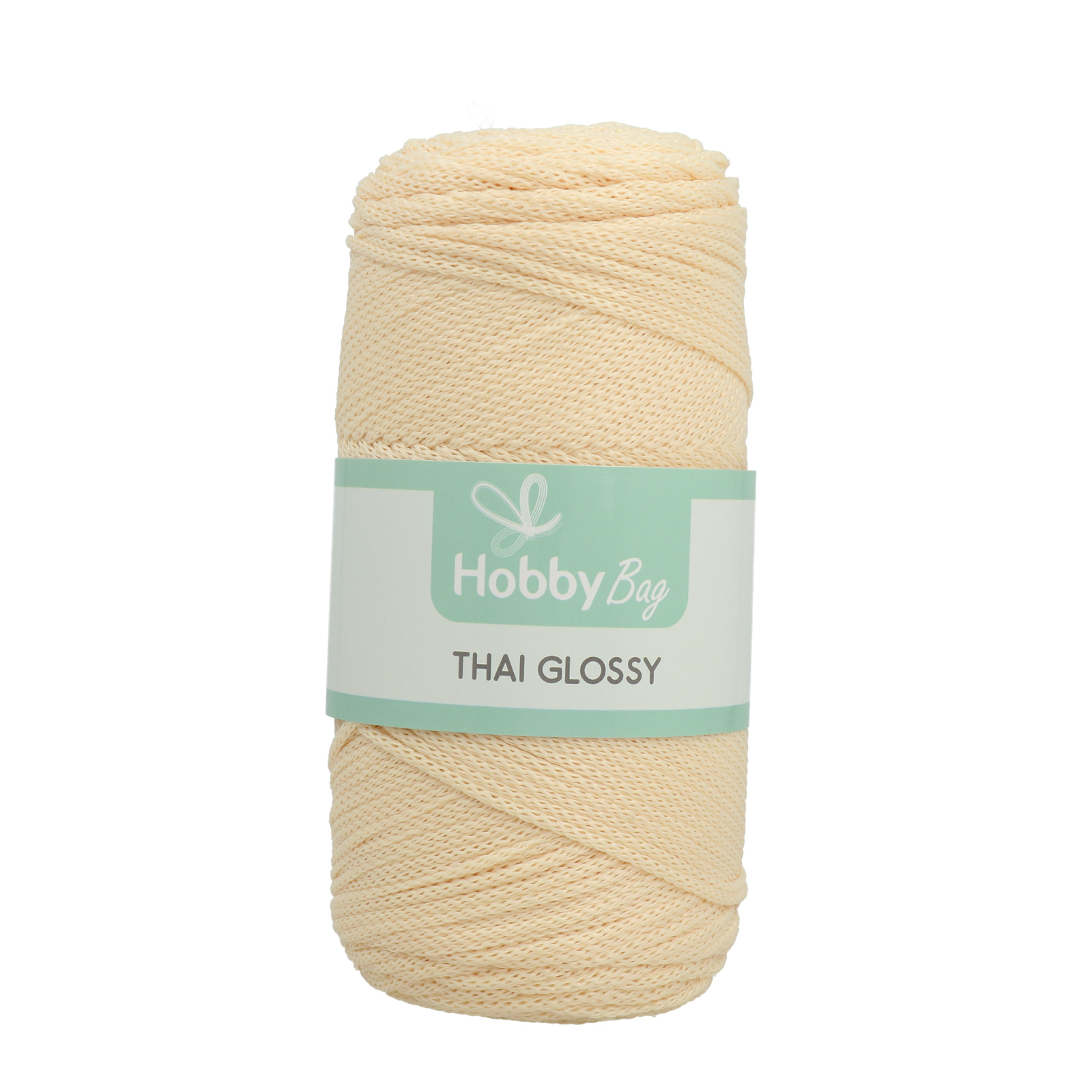 hobbybag thai glossy cord - ecrù - 250gr (250mt) | 1pc