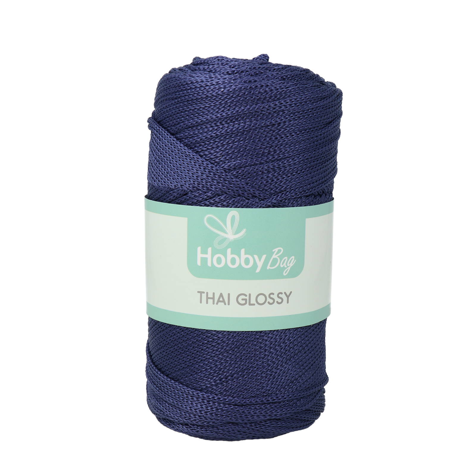 hobbybag thai glossy cord - navy blue - 250gr (250mt) | 1pc