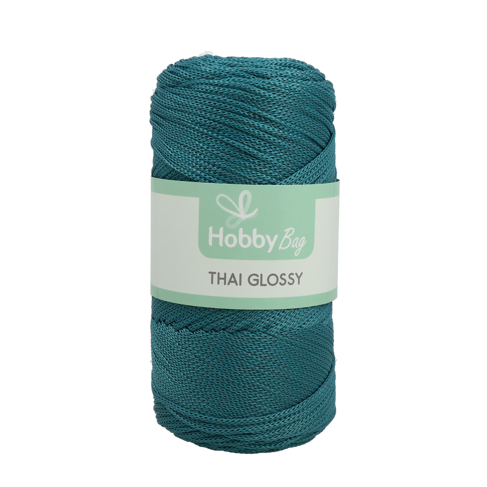 hobbybag thai glossy cord - petrol blue - 250gr (250mt) | 1pc