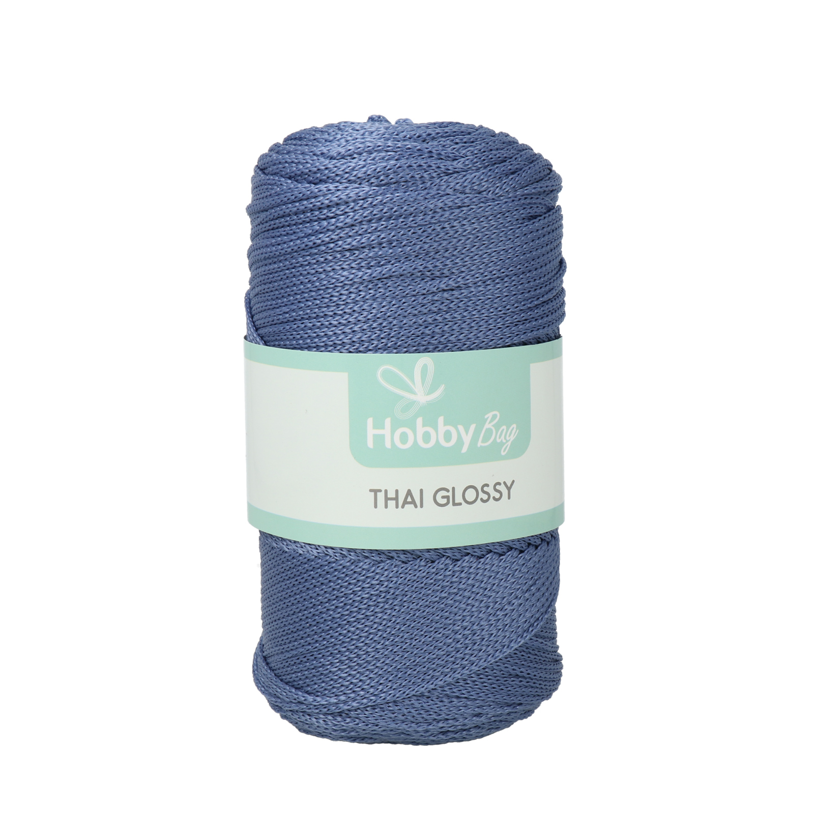 hobbybag thai glossy cord - denim - 250gr (250mt) | 1pc