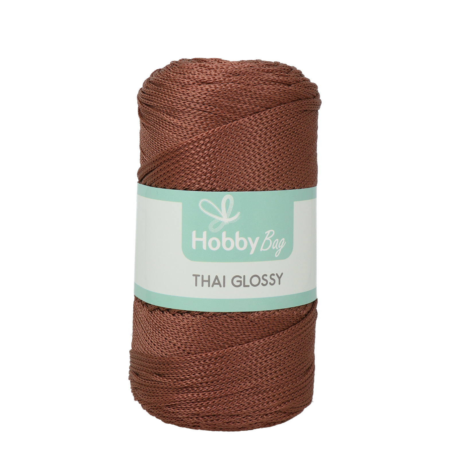 hobbybag thai glossy cord - camel - 250gr (250mt) | 1pc