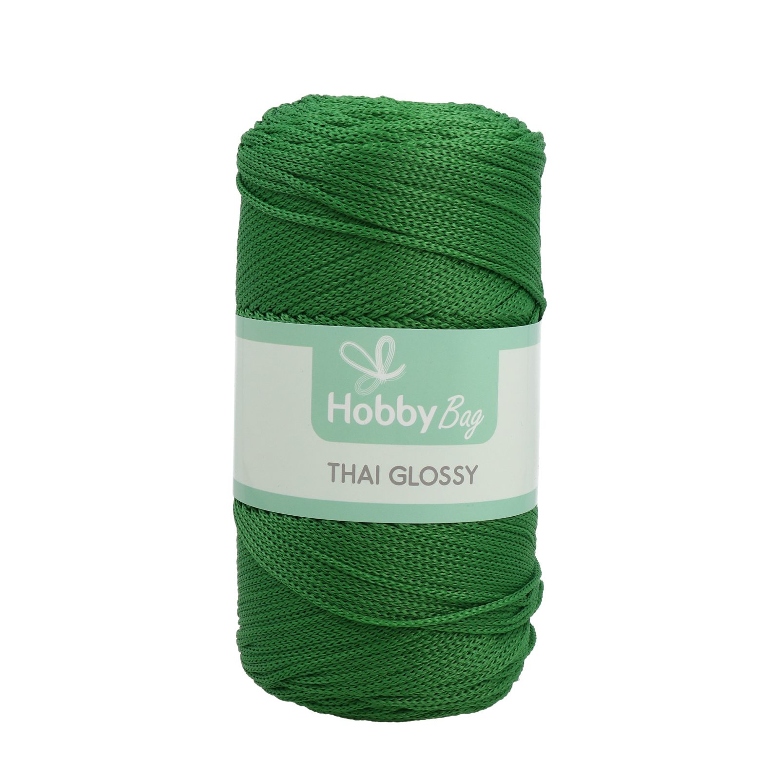 hobbybag thai glossy cord - green - 250gr (250mt) | 1pc