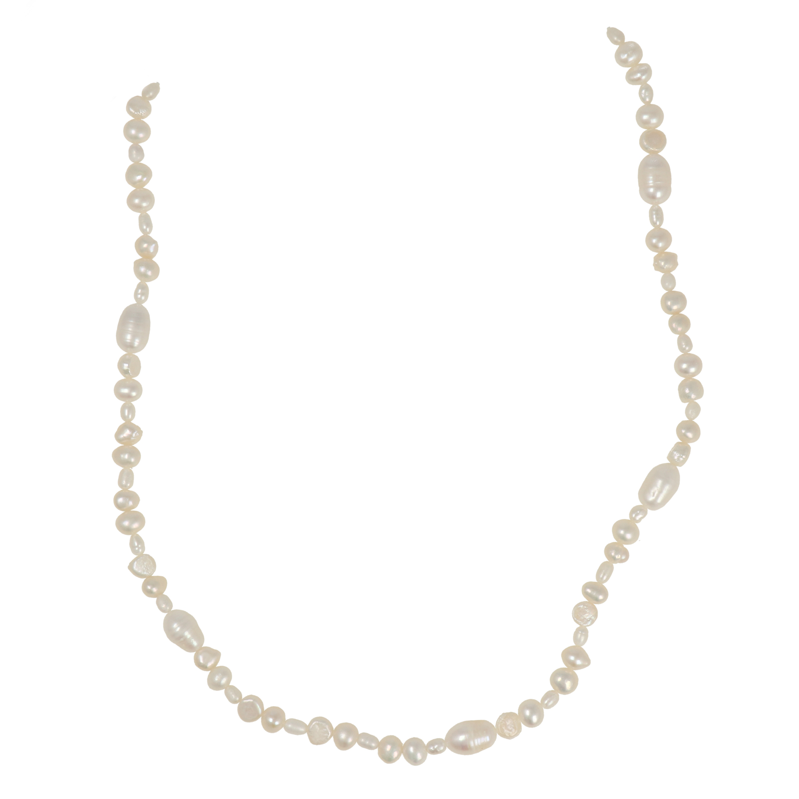 freshwater pearls white selected shapes 6-7mm approx. | 15-inch strand approx.