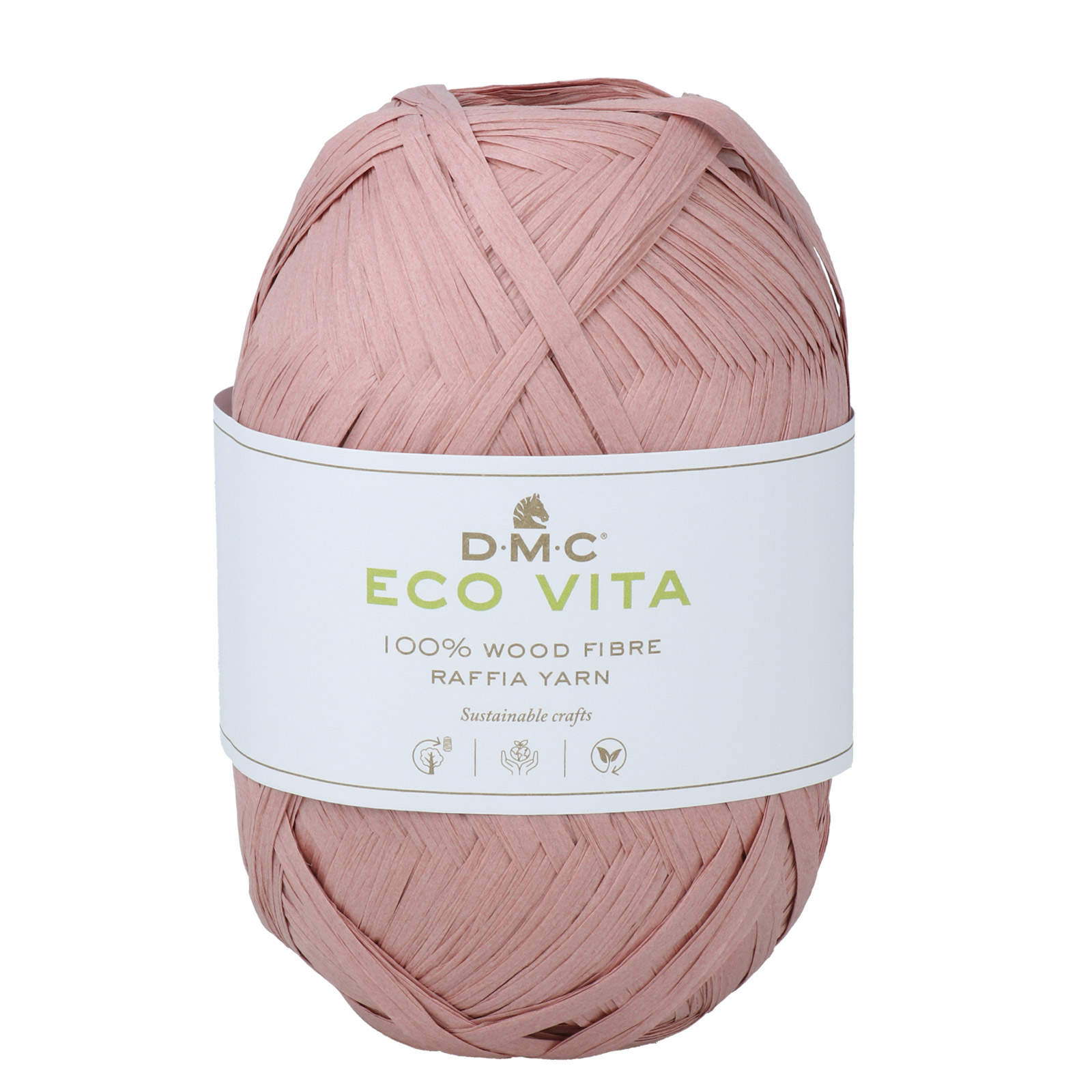 dmc eco vita bast - puderrosa (04) - 50gr (100mt) | 1st