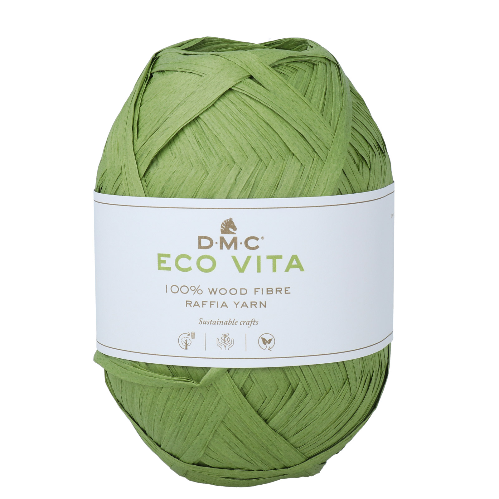 dmc eco vita bast - verde (08) - 50gr (100mt) | 1st