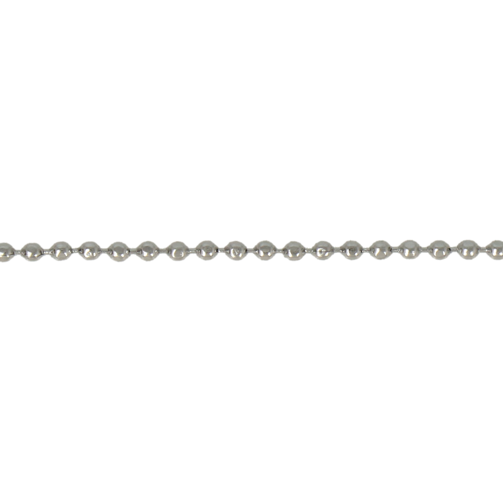 stainless stell faceted ball chain 1,5mm | 1mt