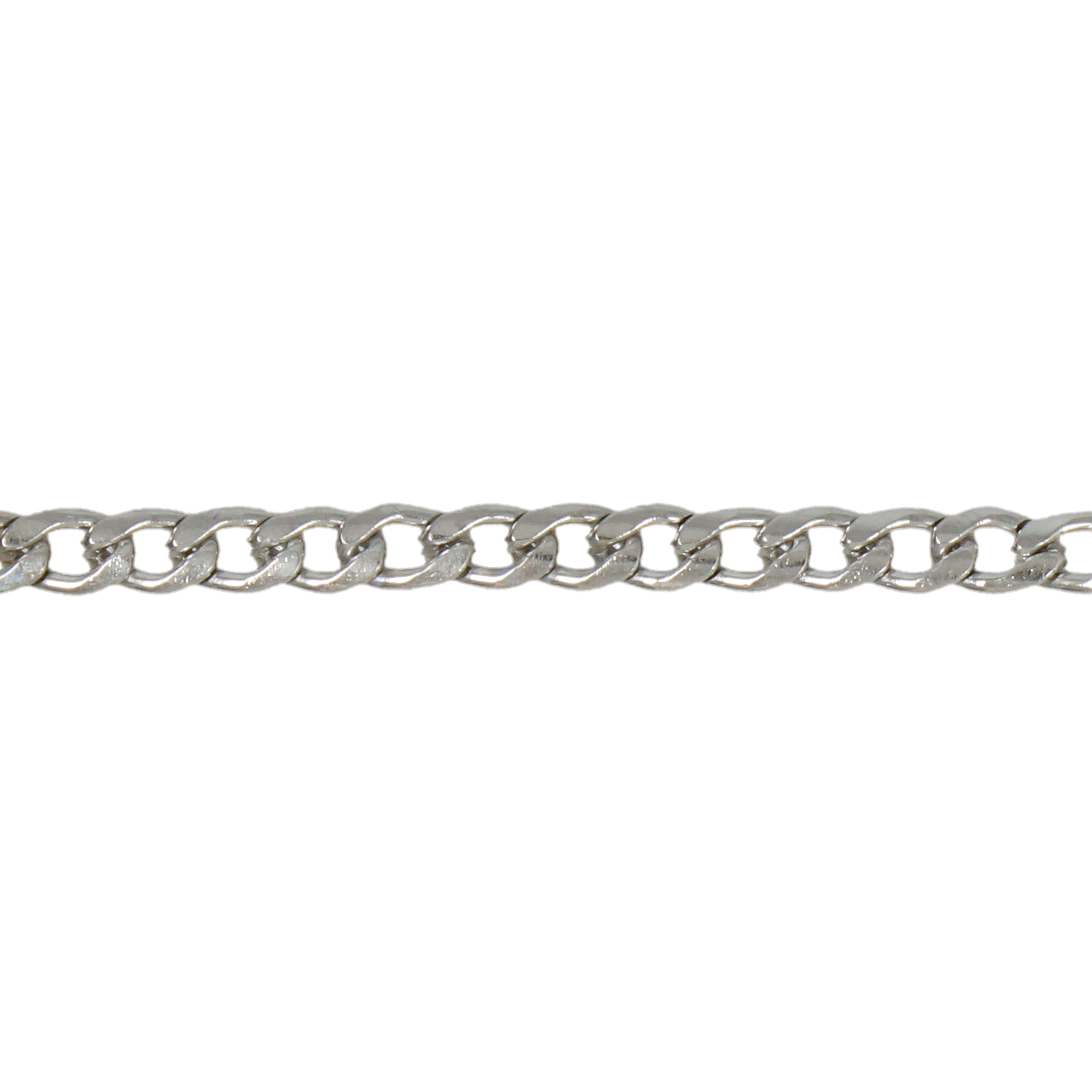 stainless steel diamond cut groumette chain 4,5x3mm | 1mt