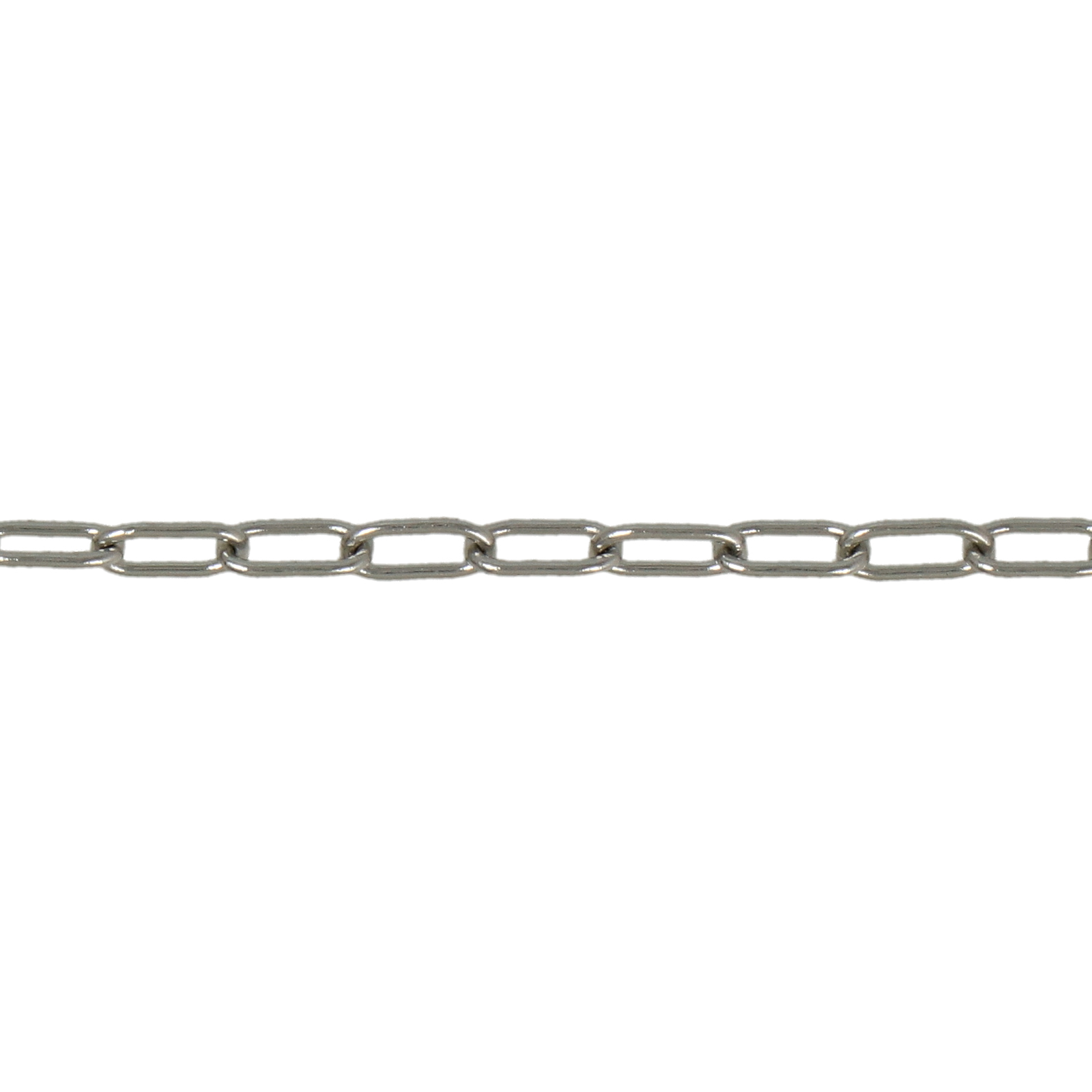 stainless steel oval cable chain 5x2,5mm | 1mt