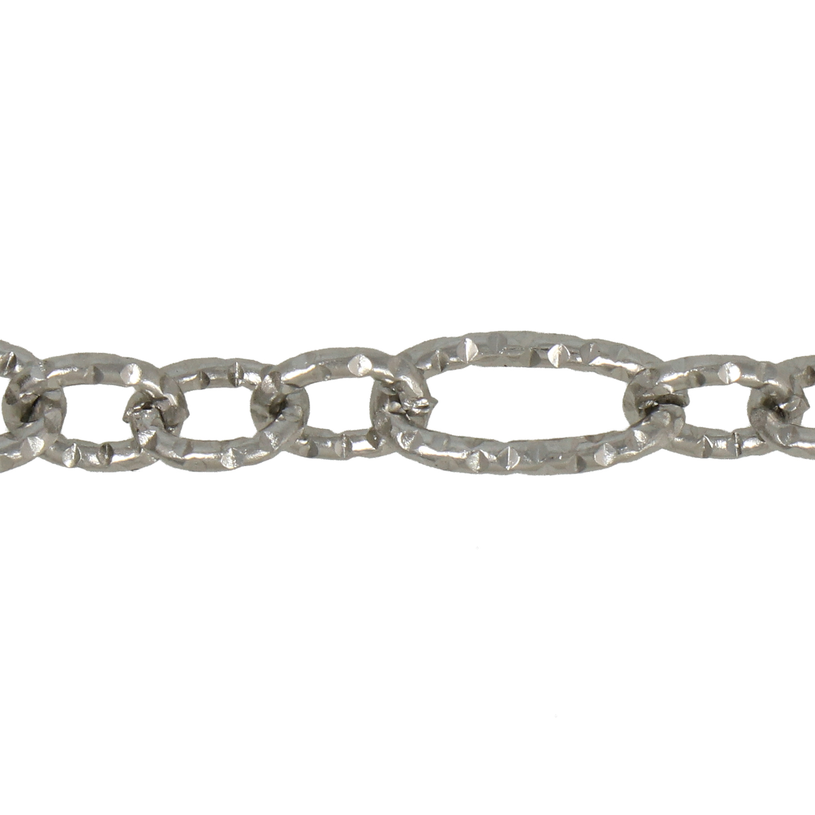 stainless steel oval figaro 3+1 chain 7,5x6,5mm / 13x7,5mm | 1mt