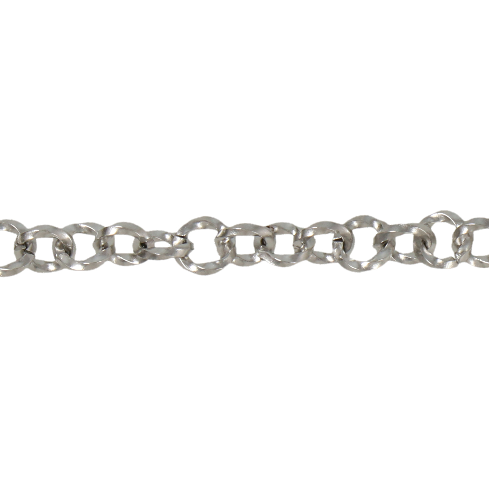 stainless steel round twist chain 4,5mm | 1mt