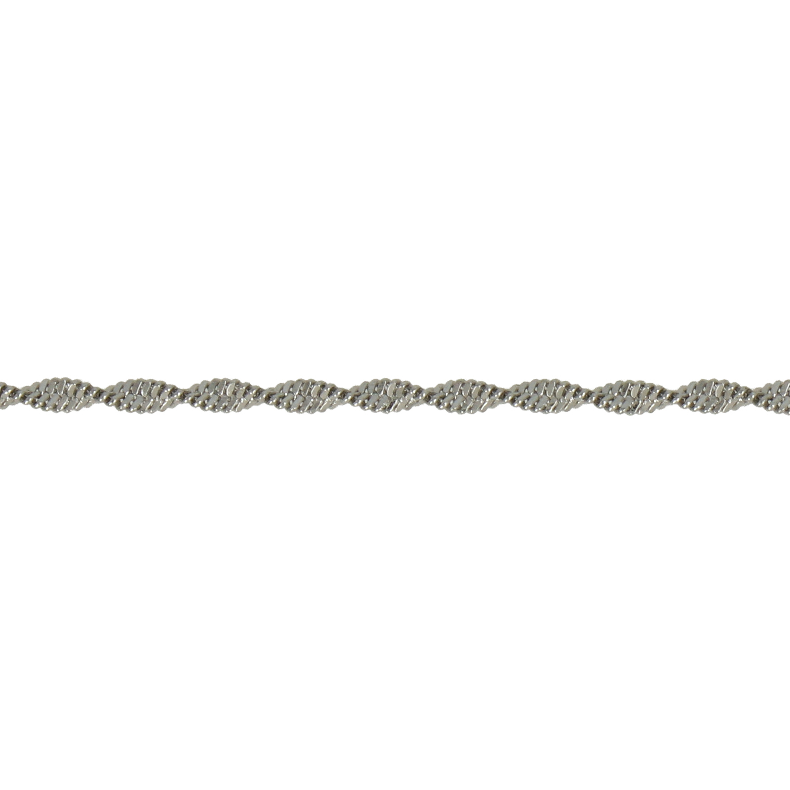stainless steel twist cord chain 1,5mm | 1mt