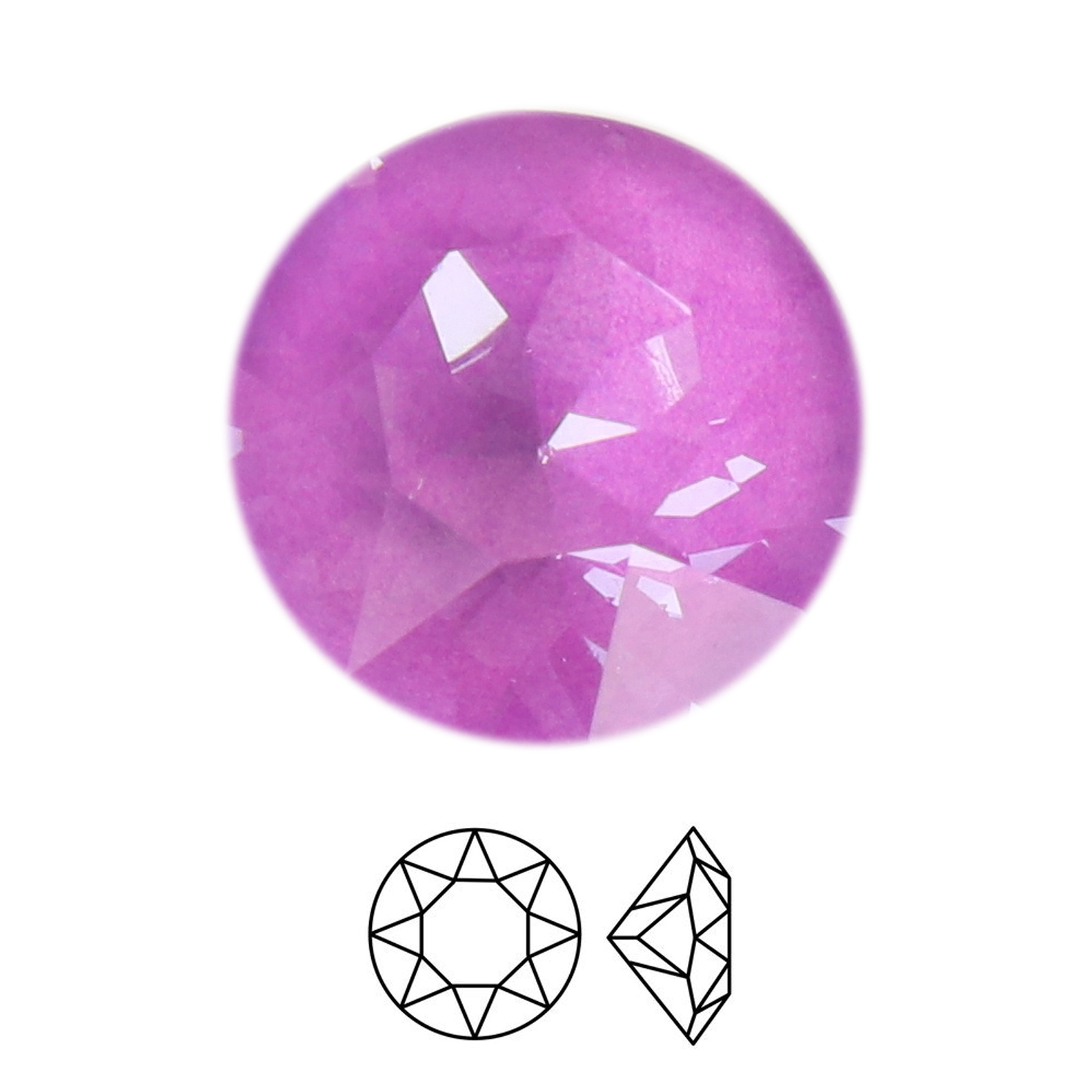 chaton (1088) crystal elecrtic violet ignite ss39 (8,16-8,41mm) | 4pc