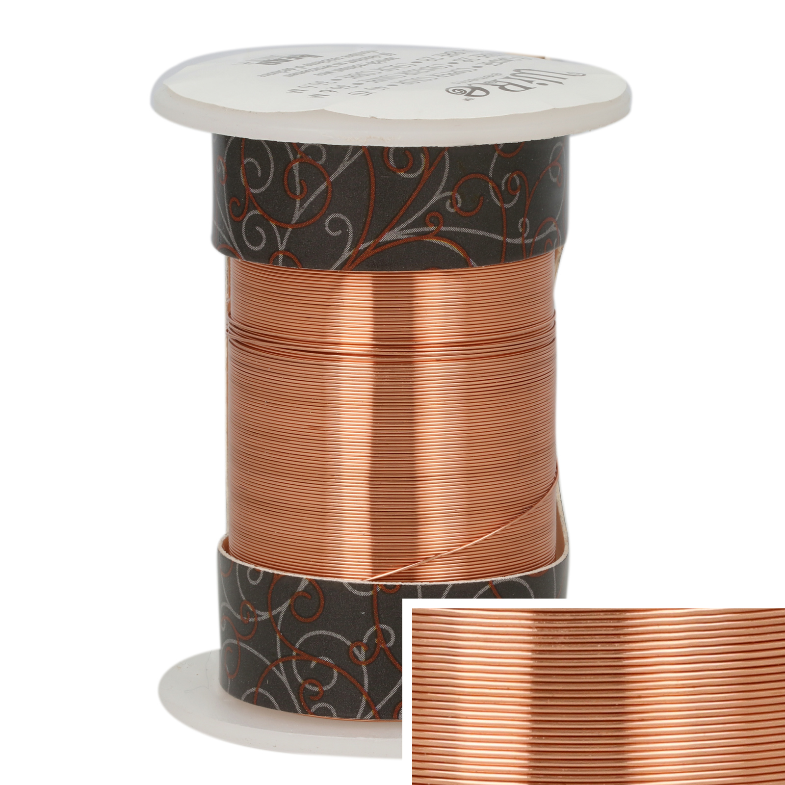 copper plated craft wire - diameter 0,32mm - 36,5mt spool | 1pc