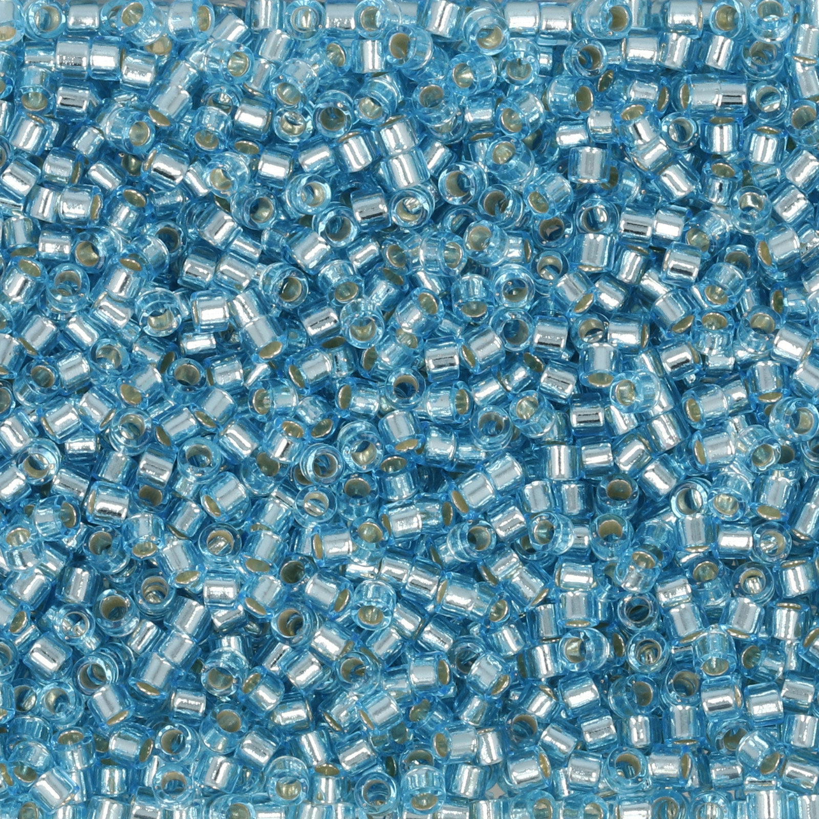 miyuki delica 11/0 - silver-lined light blue | 8gr