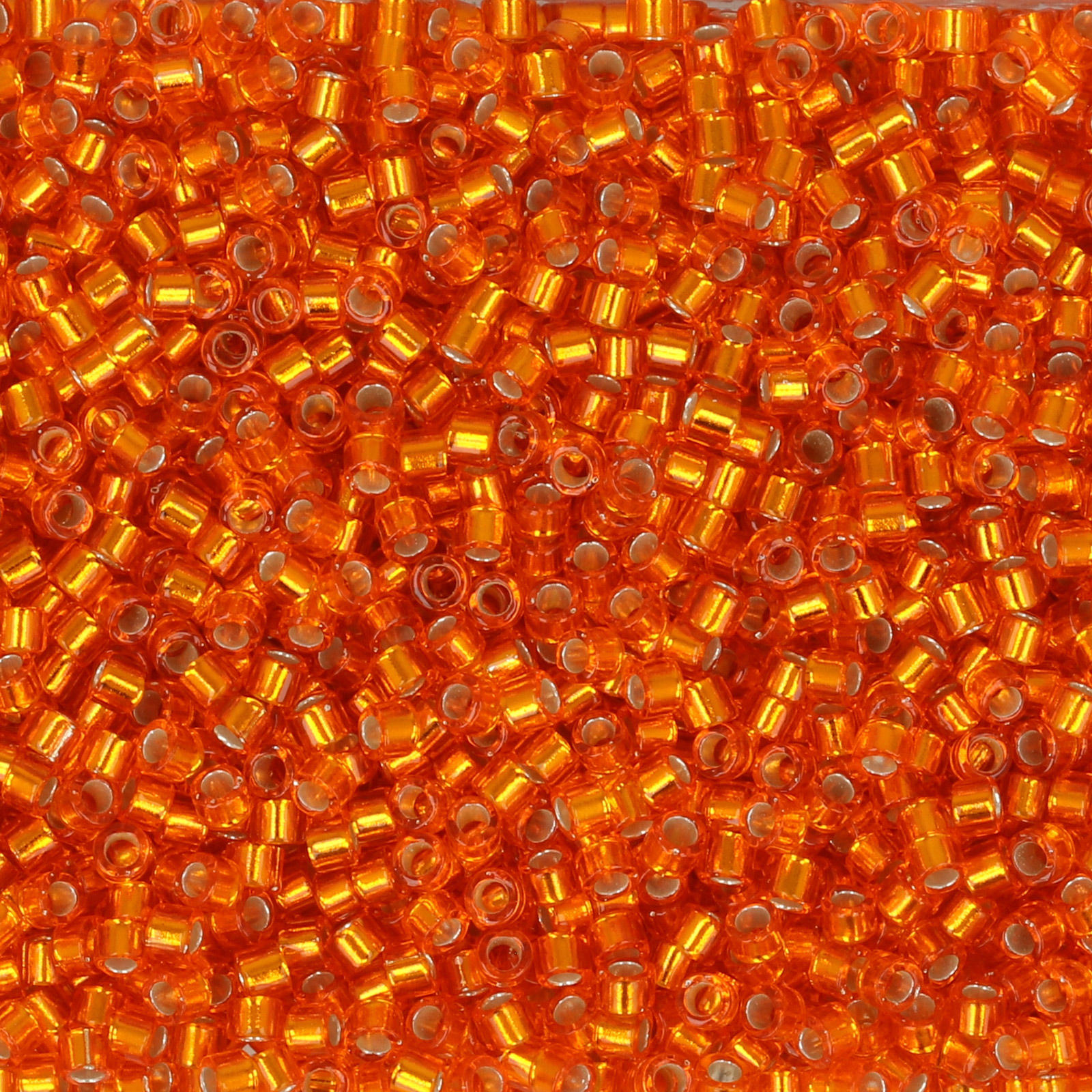 miyuki delica 11/0 - silver-lined orange | 8gr