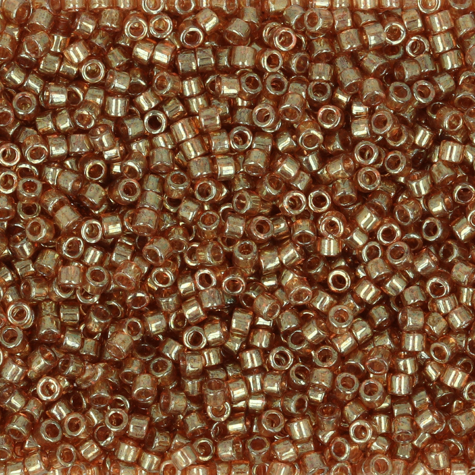 miyuki delica 11/0 - transprent rose gold luster | 8gr