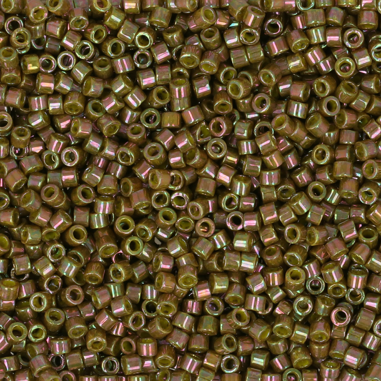 miyuki delica 11/0 - opaque olive gold luster ab | 8gr