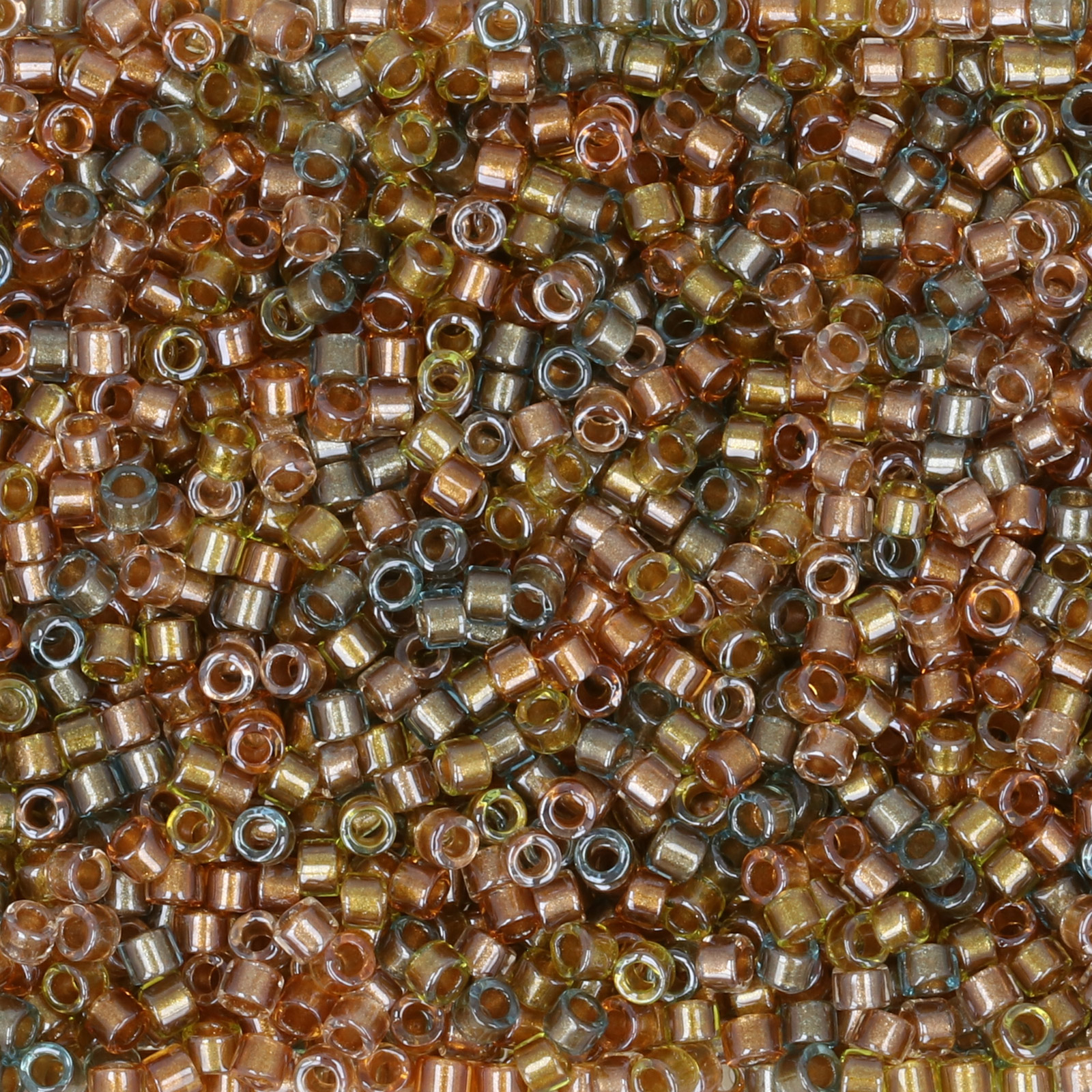 miyuki delica 11/0 - color-lined sparkle sand dune mix | 8gr