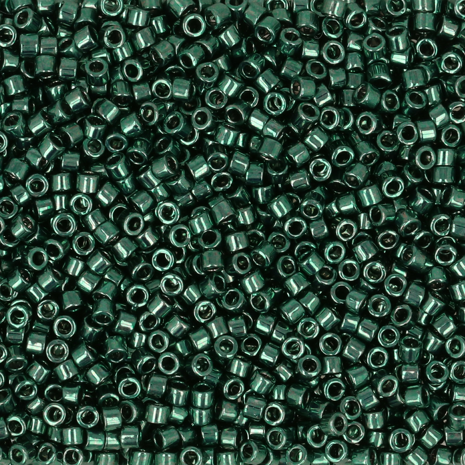 miyuki delica 11/0 - dyed galvanized dark green | 8gr