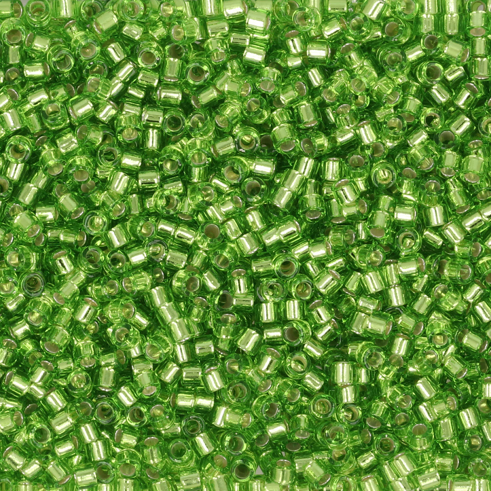 miyuki delica 11/0 - silver-lined lime green | 8gr