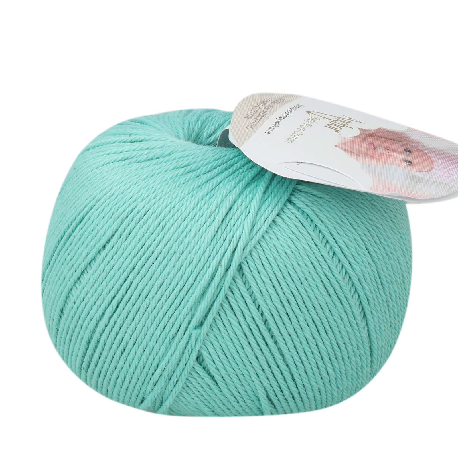 anchor baby pure cotton - aqua green (00271) - 50gr (165mt) | 1pc
