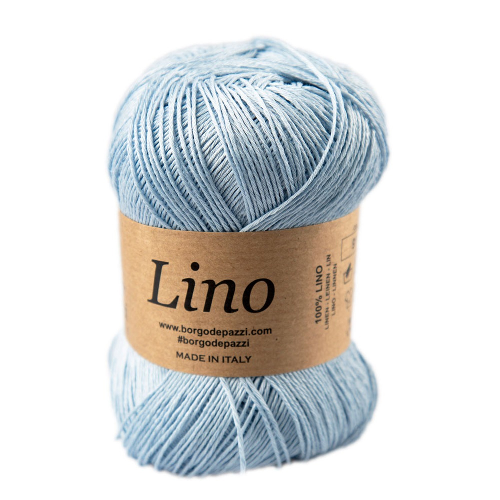 borgo de' pazzi lino - light blue (93) - 50gr (165mt) | 1pc