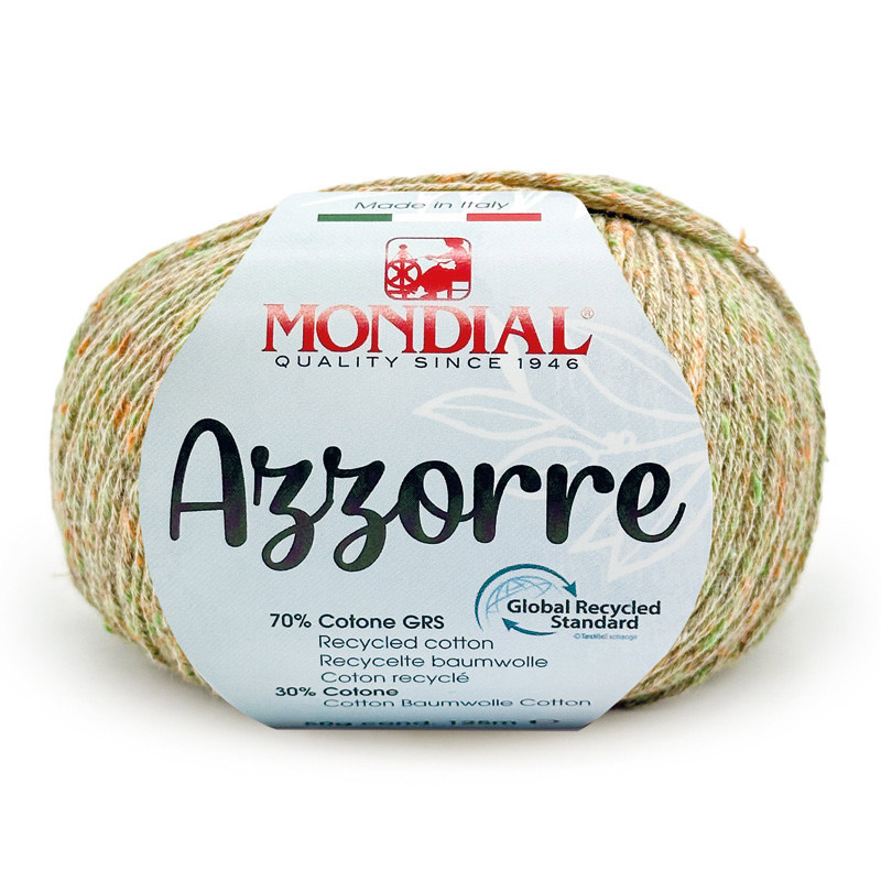 azzorre mondial - grünstichig/orange (804) - 50gr (125mt) | 1st