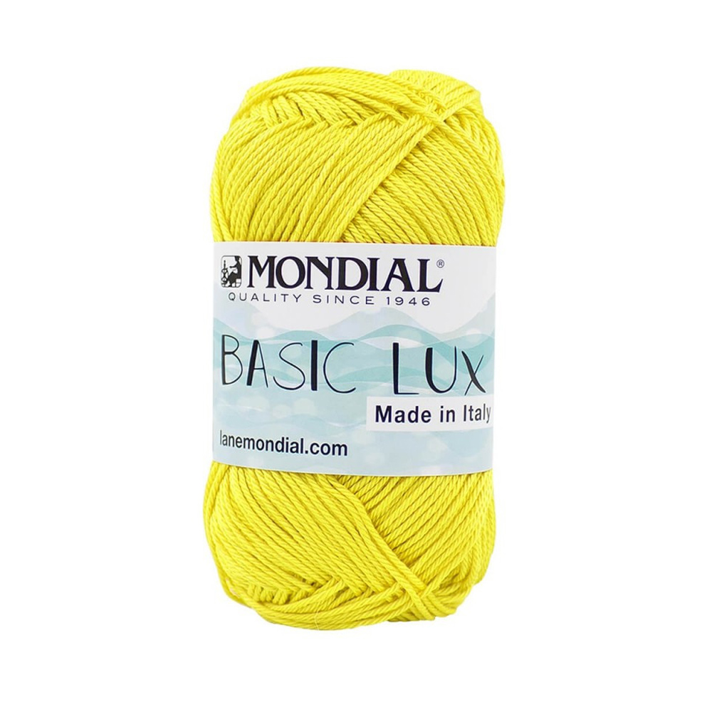 basic lux mondial - fluorescent yellow (144) - 50gr (120mt) | 1pc