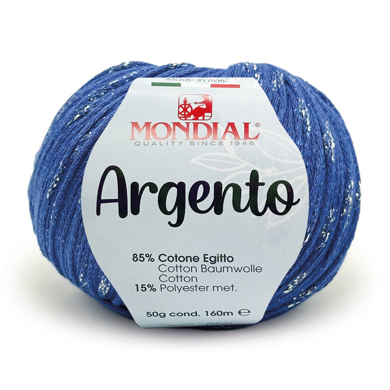argento mondial - bluette (762) - 50gr (160mt) | 1st