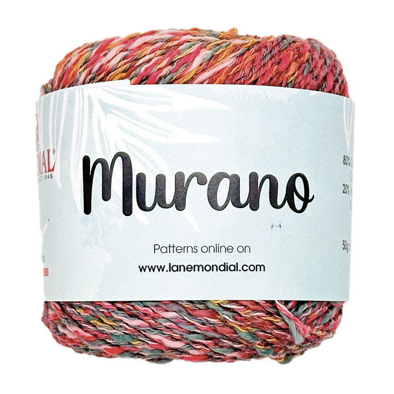murano mondial - ziegel/wein (768) - 50gr (140mt) | 1st
