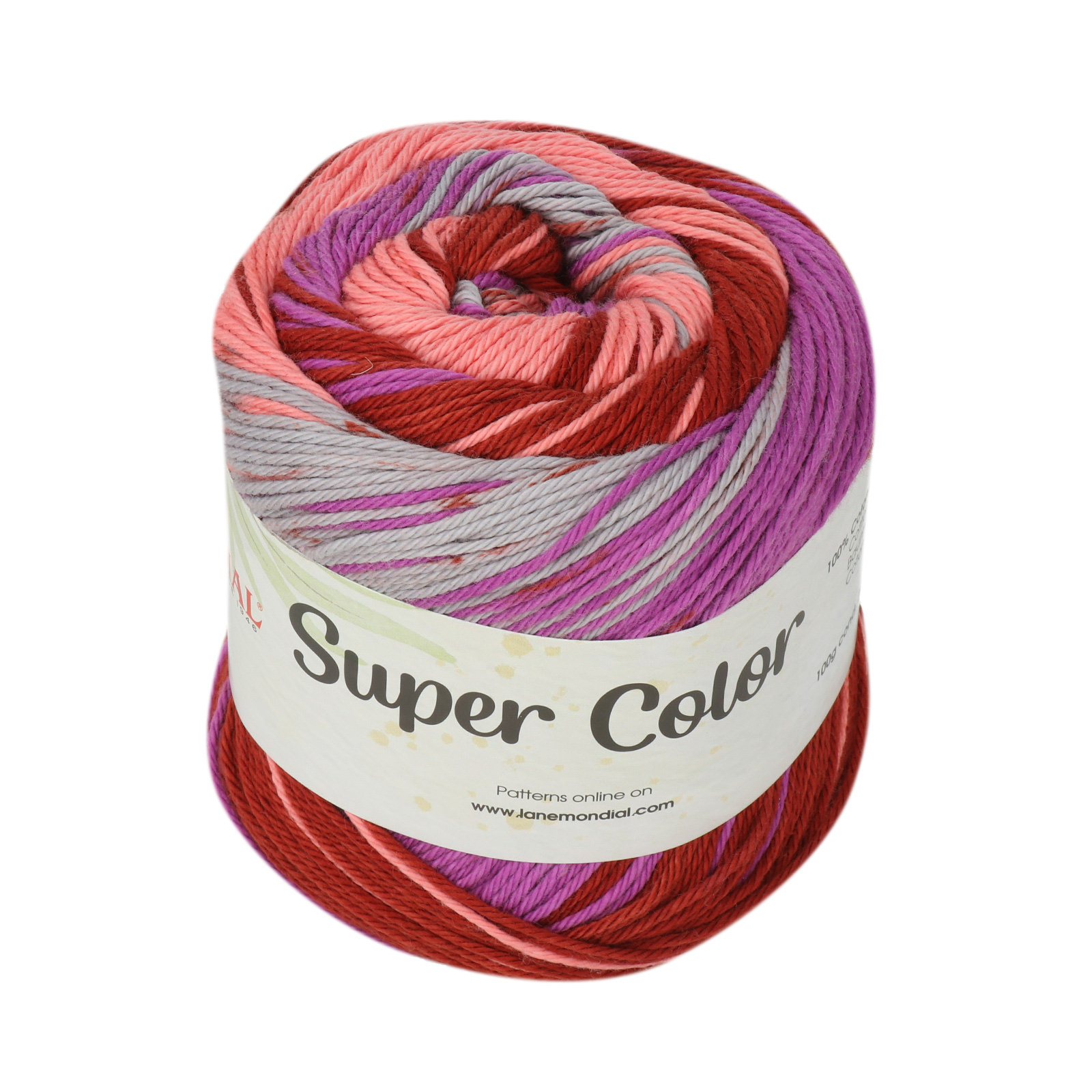 super color mondial - koralle/rosa/aqua (451) - 100gr (220mt) | 1st