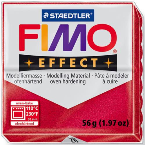 fimo effect metallic ruby red (28) 56gr | 1pc