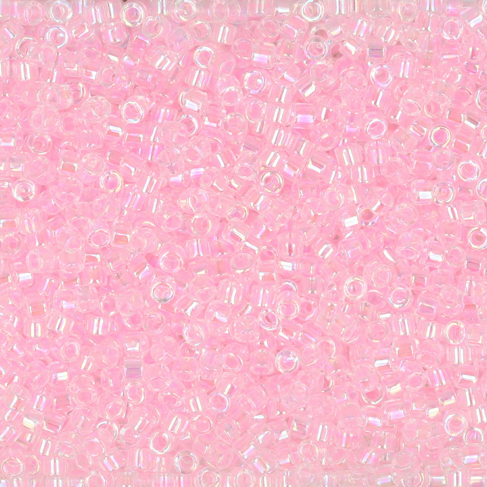 miyuki delica 11/0 - transparent soft pink ab | 8gr