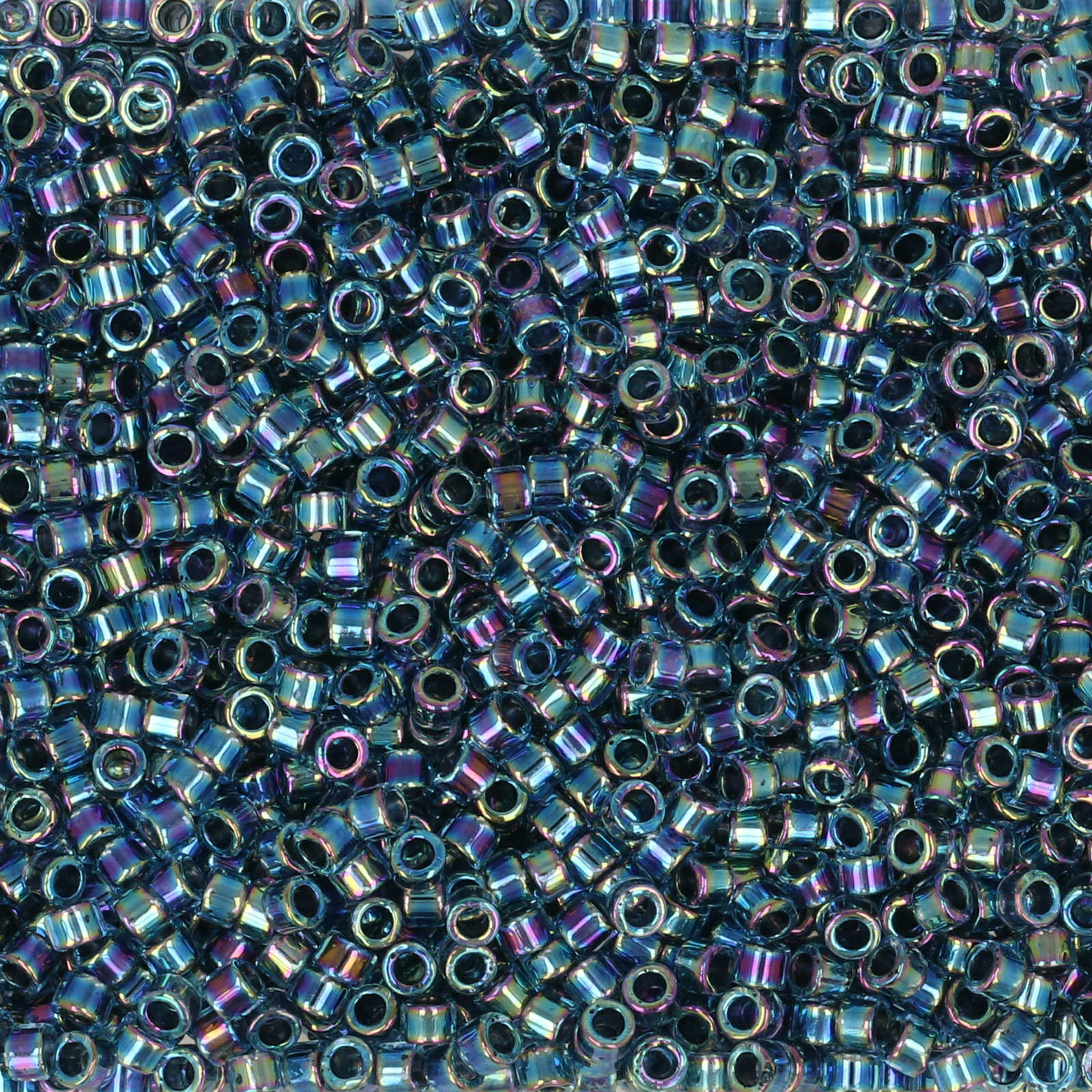 miyuki delica 11/0 - color-lined blue/blue ab | 8gr