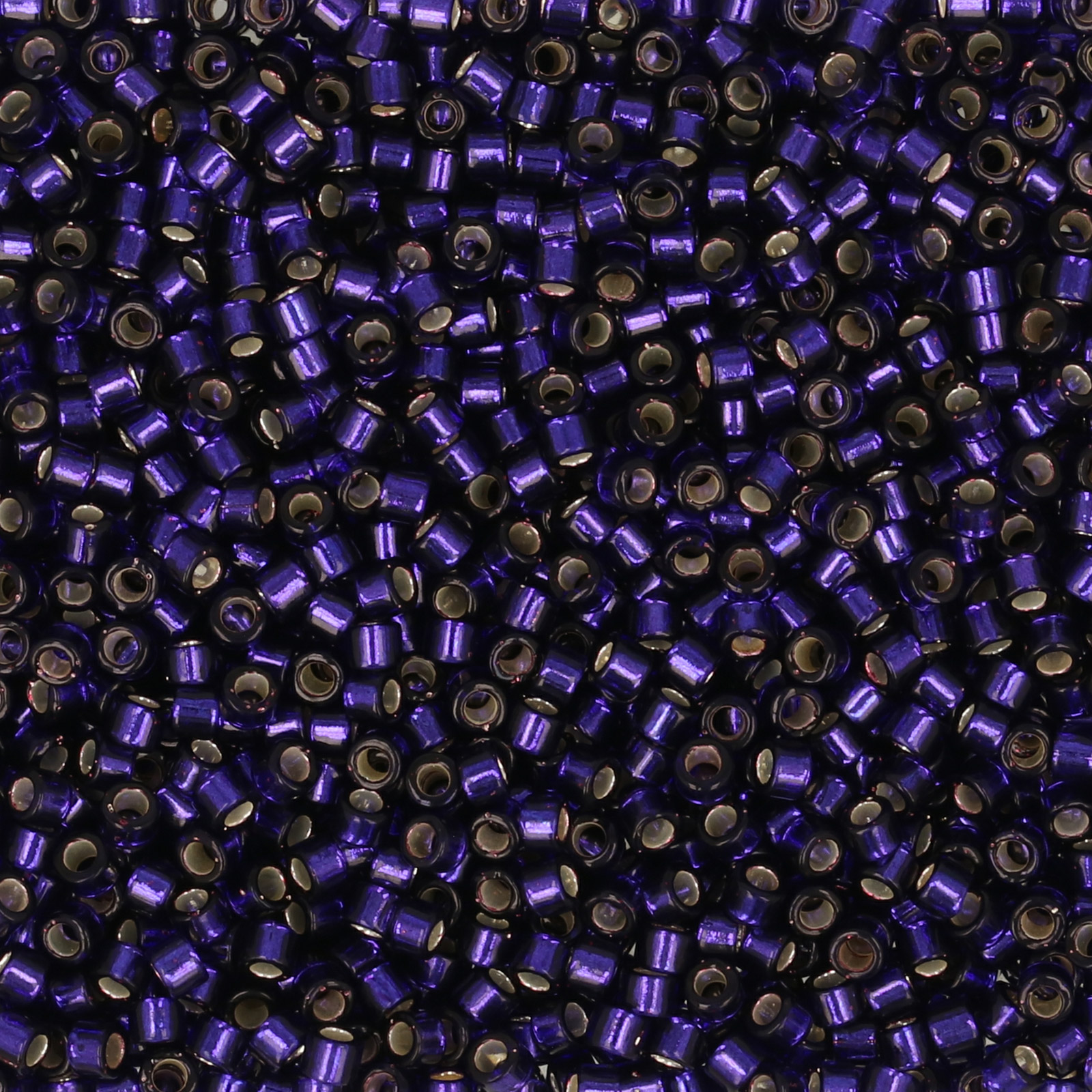 miyuki delica 11/0 - silver-lined dark purple | 8gr