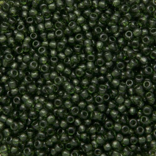rocaille toho seed beads 11/0 transparent olivine (940) | 10gr
