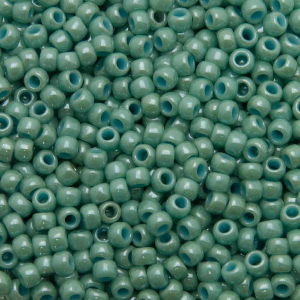 rocaille toho seed beads 8/0 opaque lustered lagoon (1611) | 10gr